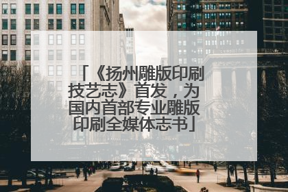《扬州雕版印刷技艺志》首发，为国内首部专业雕版印刷全媒体志书