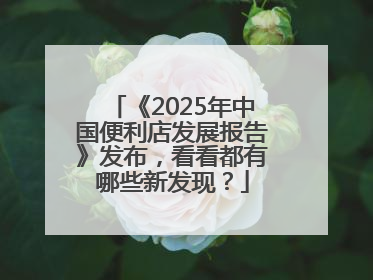《2025年中国便利店发展报告》发布，看看都有哪些新发现？