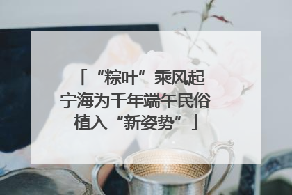 “粽叶”乘风起 宁海为千年端午民俗植入“新姿势”