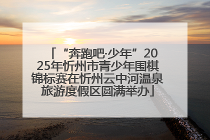 “奔跑吧·少年”2025年忻州市青少年围棋锦标赛在忻州云中河温泉旅游度假区圆满举办