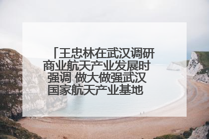 王忠林在武汉调研商业航天产业发展时强调 做大做强武汉国家航天产业基地 打造具有全国影响力的“中国星谷”