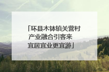 环县木钵镇关营村 产业融合引客来 宜居宜业更宜游