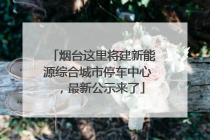 烟台这里将建新能源综合城市停车中心，最新公示来了