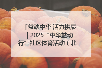益动中华 活力拱辰｜2025“中华益动行”社区体育活动（北京站）盛大启动