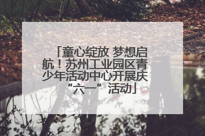 童心绽放 梦想启航！苏州工业园区青少年活动中心开展庆“六一”活动