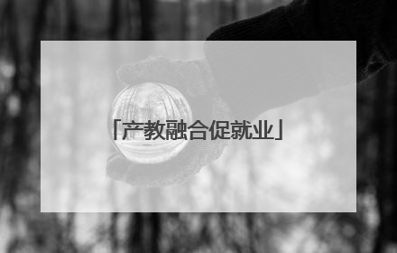 产教融合促就业