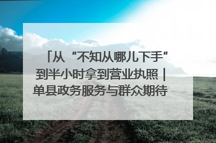 从“不知从哪儿下手”到半小时拿到营业执照｜单县政务服务与群众期待的“双向奔赴”