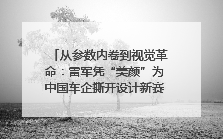 从参数内卷到视觉革命：雷军凭“美颜”为中国车企撕开设计新赛道｜封面车评