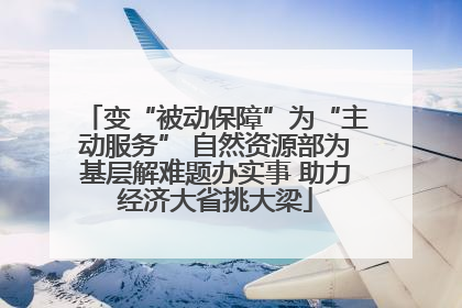 变“被动保障”为“主动服务” 自然资源部为基层解难题办实事 助力经济大省挑大梁