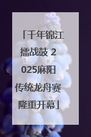千年锦江擂战鼓 2025麻阳传统龙舟赛隆重开幕