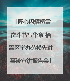 匠心闪耀栖霞 奋斗书写华章 栖霞区举办劳模先进事迹宣讲报告会