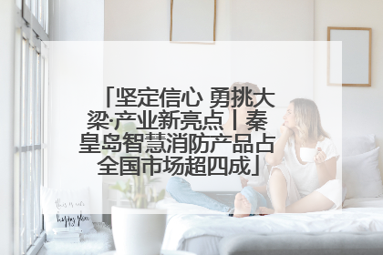 坚定信心 勇挑大梁·产业新亮点丨秦皇岛智慧消防产品占全国市场超四成