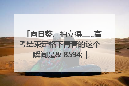 向日葵、拍立得……高考结束定格下青春的这个瞬间是& 8594;｜2025四川高考