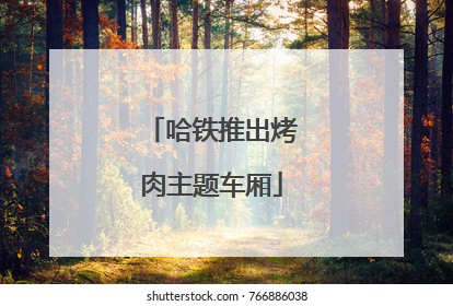 哈铁推出烤肉主题车厢