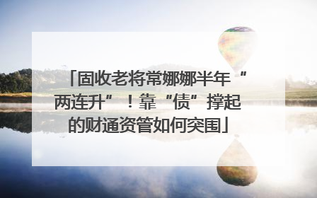 固收老将常娜娜半年“两连升”！靠“债”撑起的财通资管如何突围