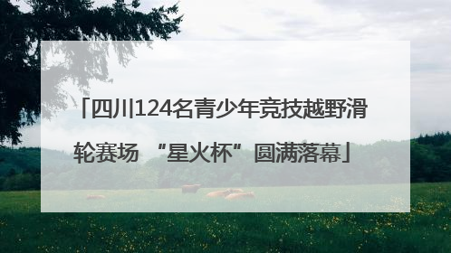 四川124名青少年竞技越野滑轮赛场 “星火杯”圆满落幕
