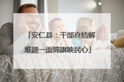 安仁县：干部真情解难题一面锦旗映民心
