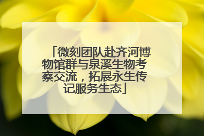 微刻团队赴齐河博物馆群与泉溪生物考察交流，拓展永生传记服务生态