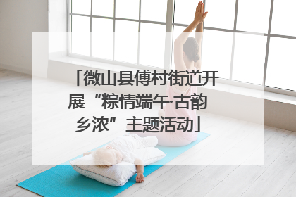 微山县傅村街道开展“粽情端午·古韵乡浓”主题活动