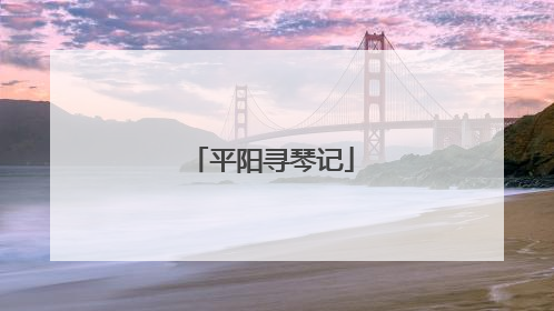 平阳寻琴记