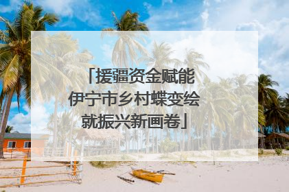 援疆资金赋能 伊宁市乡村蝶变绘就振兴新画卷