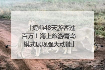 提前48天游客过百万！海上旅游青岛模式展现强大动能