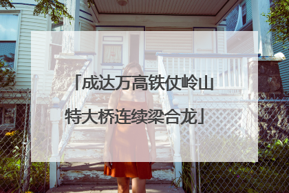成达万高铁仗岭山特大桥连续梁合龙