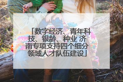数字经济、青年科技、银龄、种业 济南专项支持四个细分领域人才队伍建设