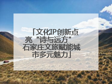 文化IP创新点亮“诗与远方” 石家庄文旅赋能城市多元魅力