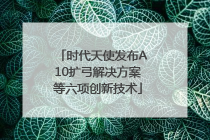 时代天使发布A10扩弓解决方案等六项创新技术