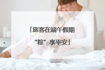 旅客在端午假期“粽”享平安