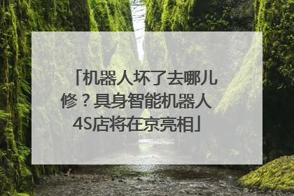机器人坏了去哪儿修？具身智能机器人4S店将在京亮相