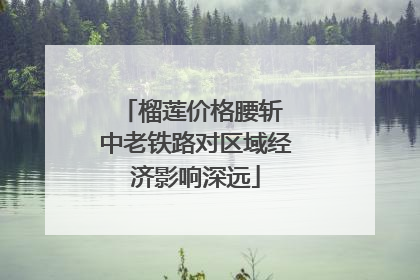 榴莲价格腰斩 中老铁路对区域经济影响深远