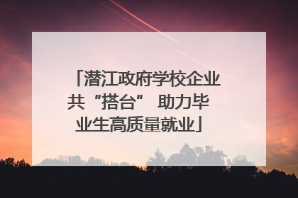 潜江政府学校企业共“搭台” 助力毕业生高质量就业