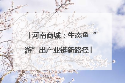河南商城：生态鱼“游”出产业链新路径