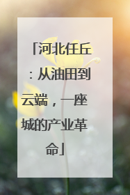 河北任丘：从油田到云端，一座城的产业革命