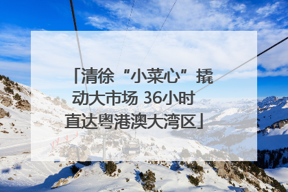 清徐“小菜心”撬动大市场 36小时直达粤港澳大湾区