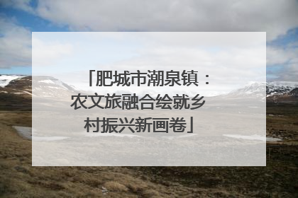 肥城市潮泉镇：农文旅融合绘就乡村振兴新画卷