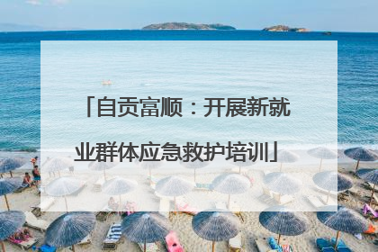 自贡富顺：开展新就业群体应急救护培训