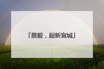 蔡毅，履新宣城