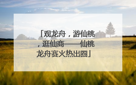 观龙舟，游仙桃，逛仙商——仙桃龙舟赛火热出圈