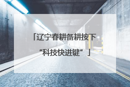辽宁春耕备耕按下“科技快进键”
