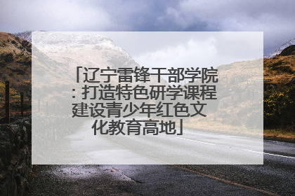 辽宁雷锋干部学院：打造特色研学课程 建设青少年红色文化教育高地