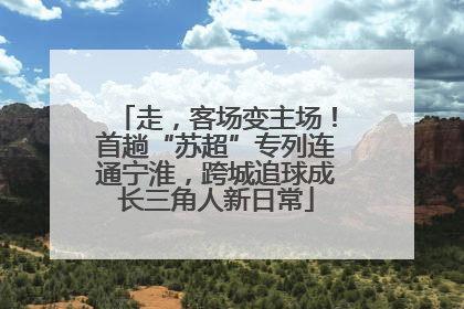 走，客场变主场！首趟“苏超”专列连通宁淮，跨城追球成长三角人新日常