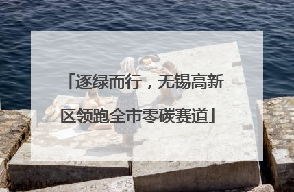 逐绿而行，无锡高新区领跑全市零碳赛道