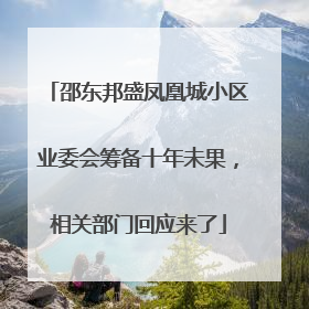 邵东邦盛凤凰城小区业委会筹备十年未果，相关部门回应来了