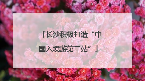 长沙积极打造“中国入境游第二站”