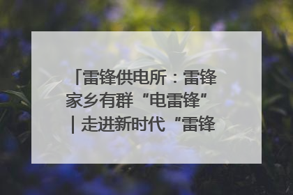 雷锋供电所：雷锋家乡有群“电雷锋”｜走进新时代“雷锋传人 长沙榜样”