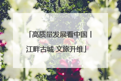高质量发展看中国丨江畔古城 文旅升维