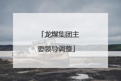 龙煤集团主要领导调整